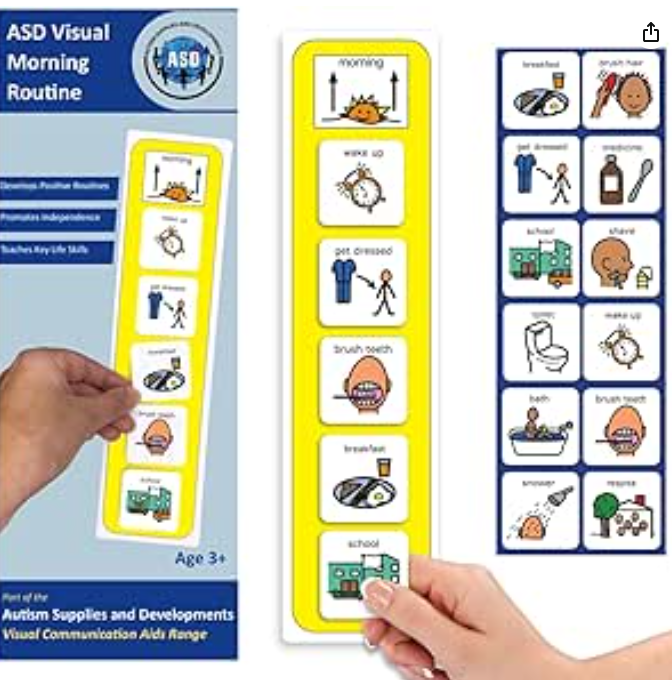 Morning Routine Visual Schedule