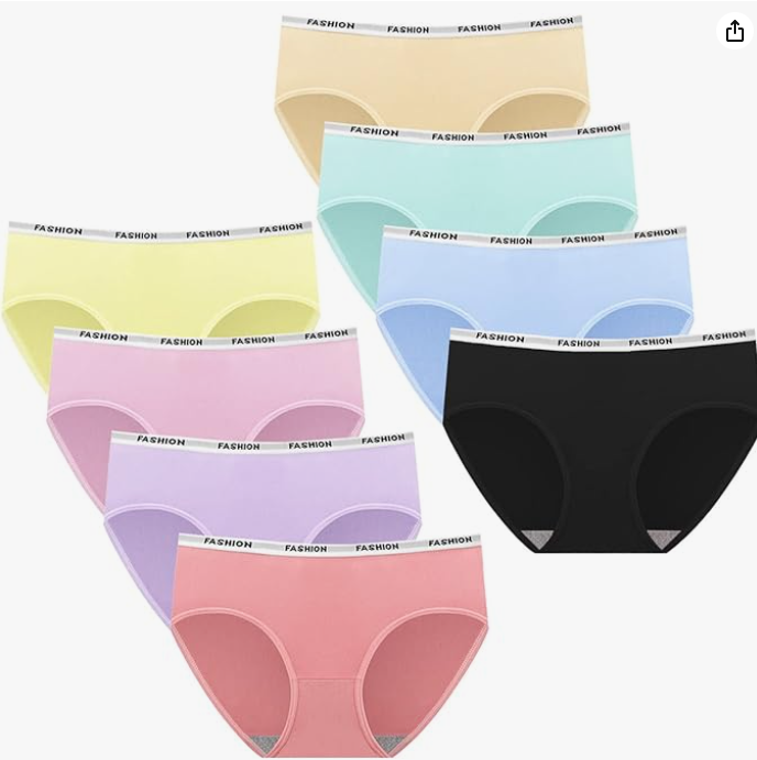 Teen Girls Knickers Briefs Soft Seamless Underwear