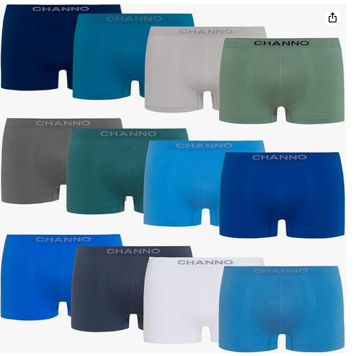 Boys' Fitted Boxer Briefs in Nylon, Seamless